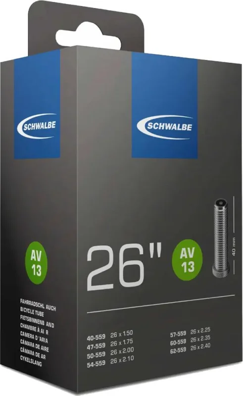 Schwalbe Schwalbe 26*1.5-2.5 (559*37-62) AV13 belső gumi Olcsóbb