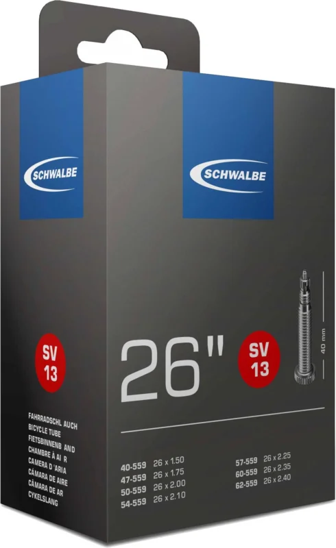 Schwalbe Schwalbe 26*1.5-2.5 (559*37-62) SV13 belső gumi Gyors kiszállítás