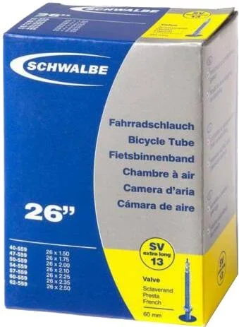 Szezonális akció Schwalbe Schwalbe 26*1.5-2.5 (559*37-64) SVL13 belső gumi