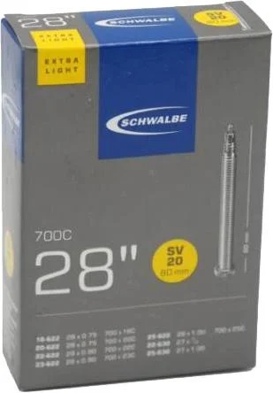 Schwalbe Schwalbe 28*18/25-622/630 SVL20 belső gumi Gyors kiszállítás