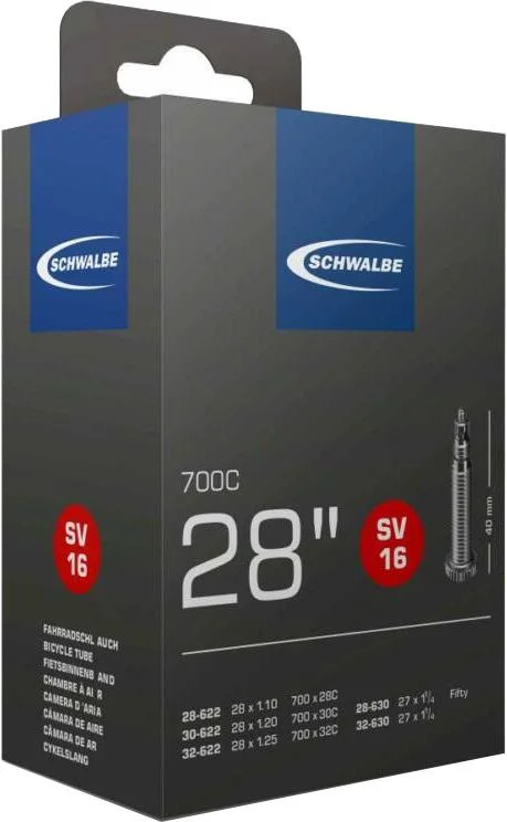 Schwalbe Schwalbe 28*28-32 (622/630-28/32) SV16 belső gumi Szuper akció