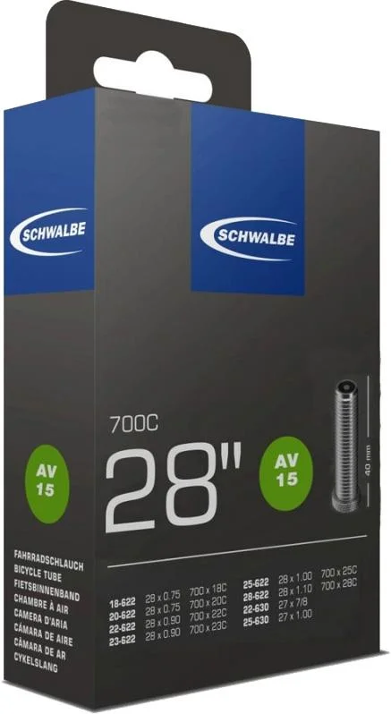 Schwalbe Schwalbe 28*3/4 - 1 1/4 (622/630*18-28) AV15 belső gumi Expressz szállítás