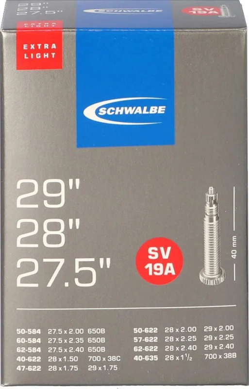 Bestseller Schwalbe Schwalbe 29*40-60 (622/635-40/62) SV19A belső gumi