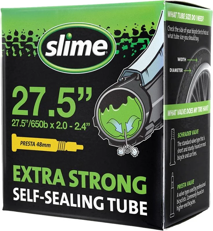 Slime Slime 27.5x2.0 - 2.4 (650b-50/62) presta belső gumi Azonnali szállítás