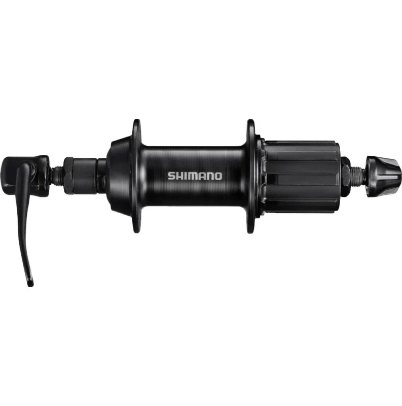 Shimano Fekete Shimano Tourney TX500-8 QR hátsó agy Biztonságos fizetés