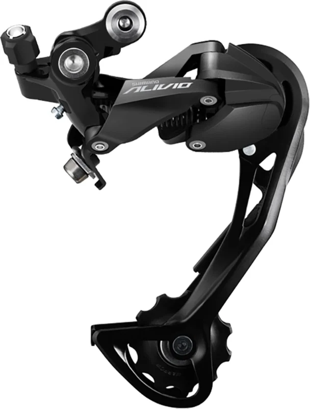 Legkelendőbb Shimano Fekete Shimano Alivio M3100 SGS hátsó váltó 2024
