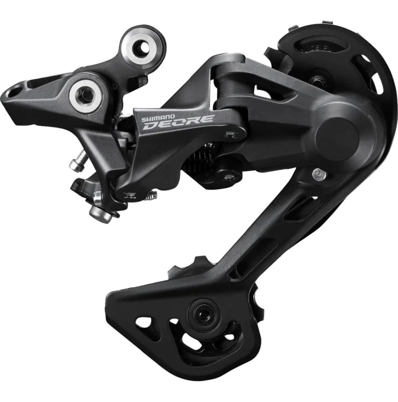 Szezonális akció Shimano Fekete Shimano Deore M4120 SGS DM hátsó váltó 2024