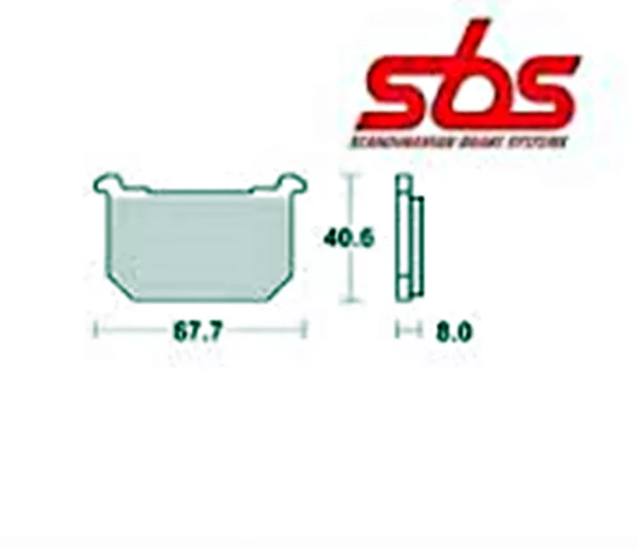 Prémium Fékbetét első Kawasaki Z 500-750-1100 81-83'/539HF
