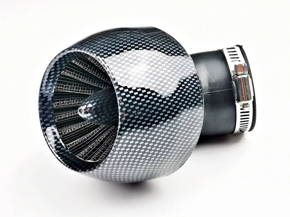 Levegőszűrő sport karbon TURBO 35mm / 42mm 45 fokos Szuper akció