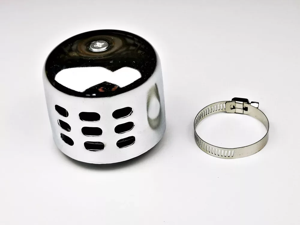 Levegőszűrő Sport 38mm fém házas KRÓM Nézd meg most