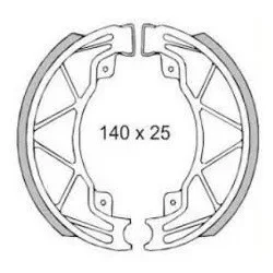 Fékpofa 140X25 Piaggio Liberty 125ccm RMS 0420 / 0421 Bestseller