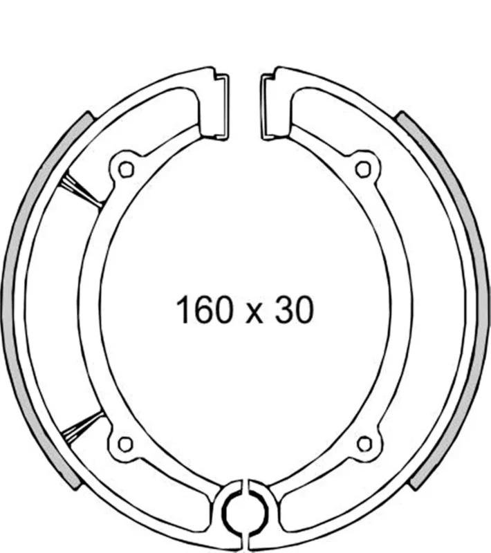 Fékpofa YP MAJESTY 250ccm 96-98 RMS 0460 Azonnal elérhető