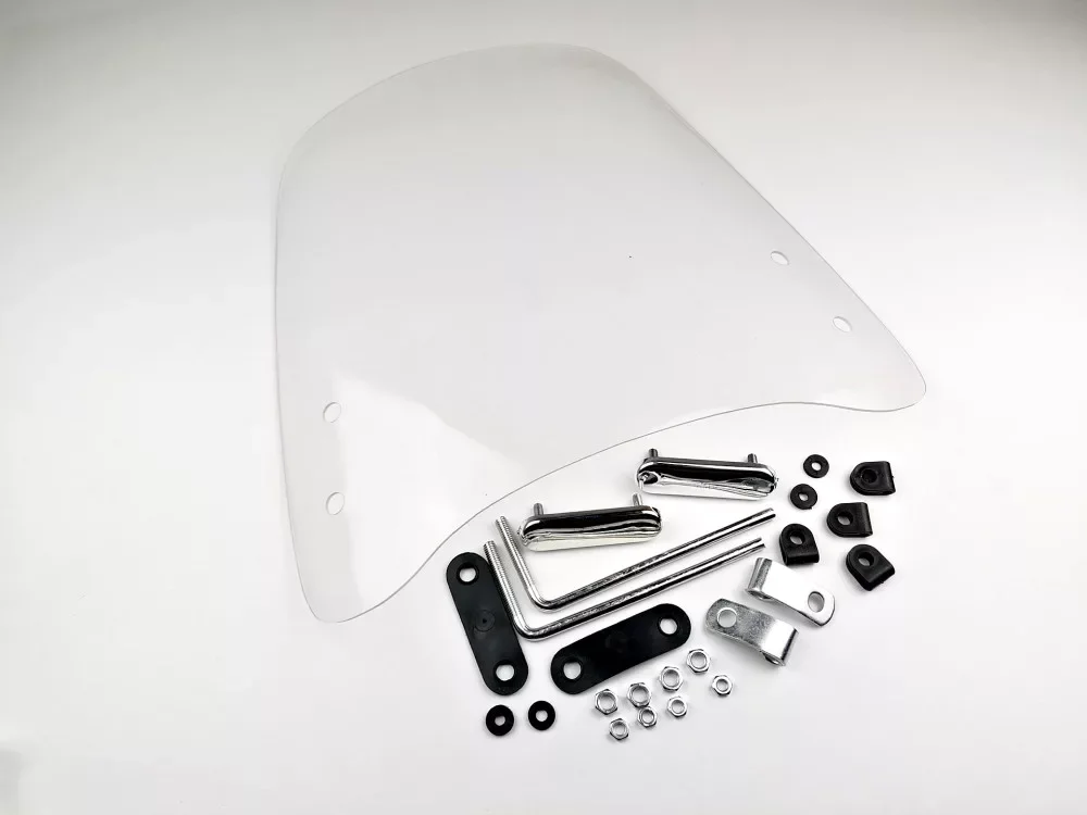 Szélvédő plexi univerzális 395 x 370mm TIP 3 Bestseller