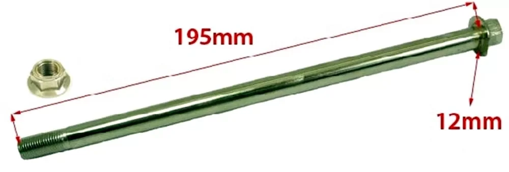 Tengely hátsó villába 190mm Legnépszerűbb