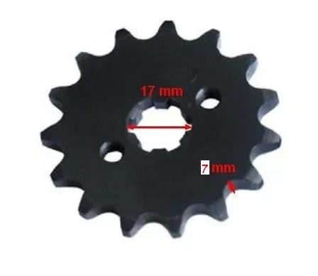 Ajánlat Lánckerék első 428 16 fogas 14/17mm-es tengelyre