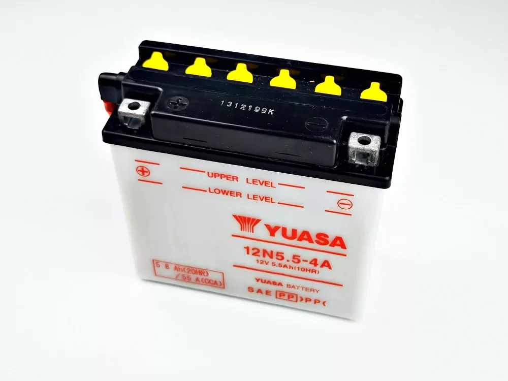 Akkumulátor 12V 5.5Ah 12N5.5-4A YUASA Végkiárusítás