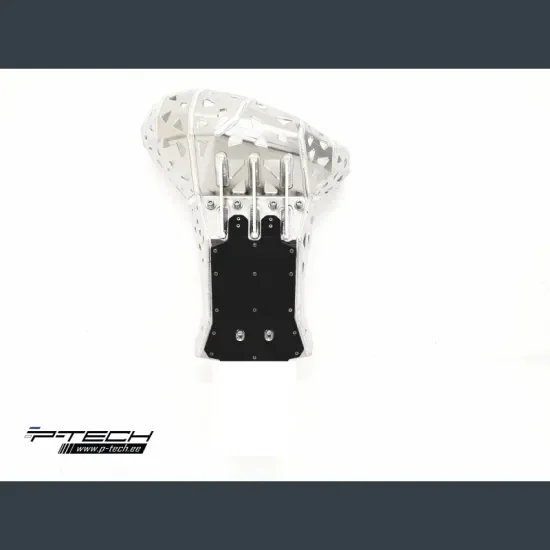 P-TECH Rezonátor - kartervédő, műanyag betéttel - KTM '19-'23 (PK016K) Különleges ajánlat