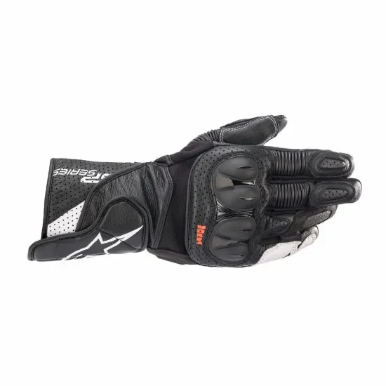 Alpinestars SP-2 V3 Motoros Bőrkesztyű (Fekete-Fehér) 3558221-12-L Szuper akció