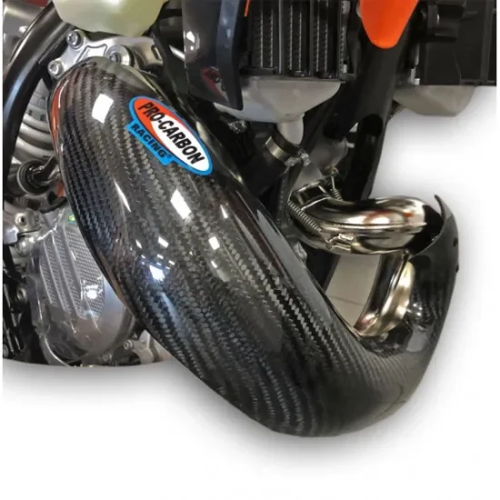 Csak ma PRO-CARBON szénszálas-carbon rezonátor védő - KTM 2020 150 EXC TPI standard