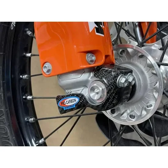 Szezonális akció PRO-CARBON RACING KTM Bottom Fork Protection / Shoe – SX + SX-F 2016-2025 / XC + XC-F 2017-2025 / EXC + EXC-F + XC-W + XCF-W + XW-F 2017-2025 KT-FS-01