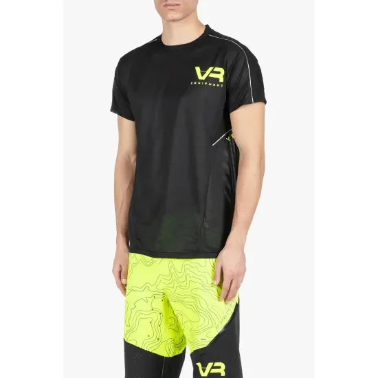 Ajánlat VR46 MTB Performance Rövidujjú Póló (Fekete) EQMTSMB00104S001-M