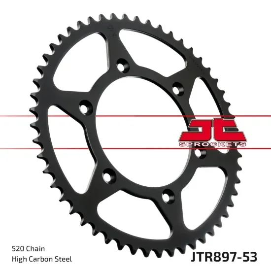 JT SPROCKETS Hátsó Lánckerék 53T 520 JTR897.53 Expressz kézbesítés
