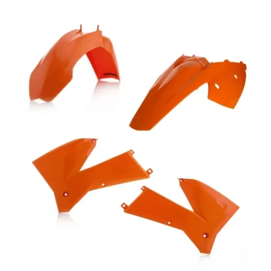 ACERBIS Műanyag Készlet KTM EXC 05-07 (Fekete * Narancssárga) AC 0008193 Azonnali szállítás