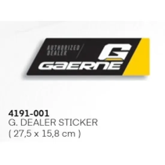 Outlet GAERNE G.DEALER STICKER 4191-001