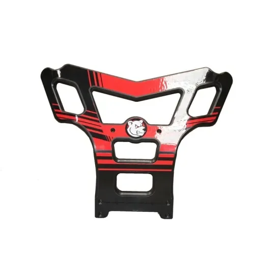 Újdonság AXP Baxper HDPE Front bumper - Black/Red Honda TXR450 AX1211