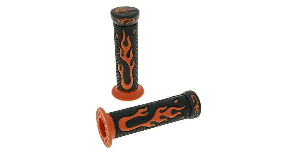 Utolsó esély Markolat pár 22/24mm fekete, narancssárga Flame