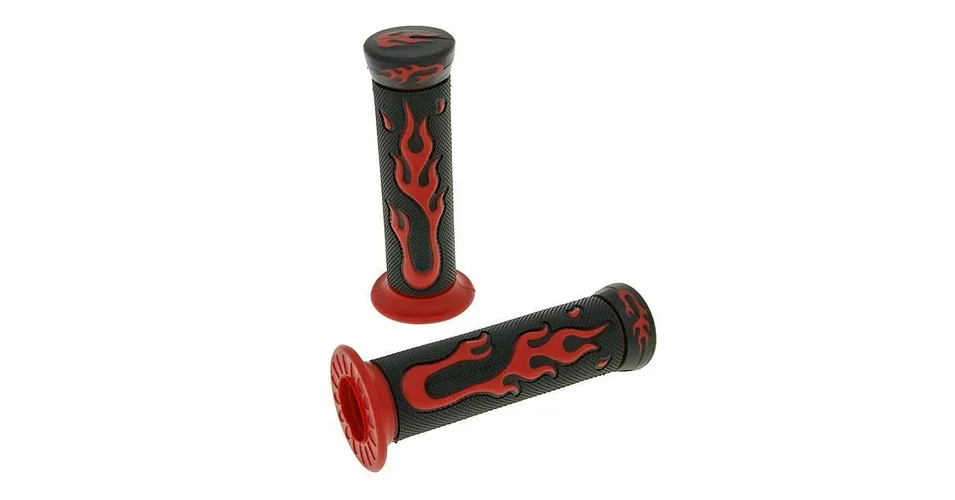 Markolat pár 22/24mm fekete, piros Flame Újdonság