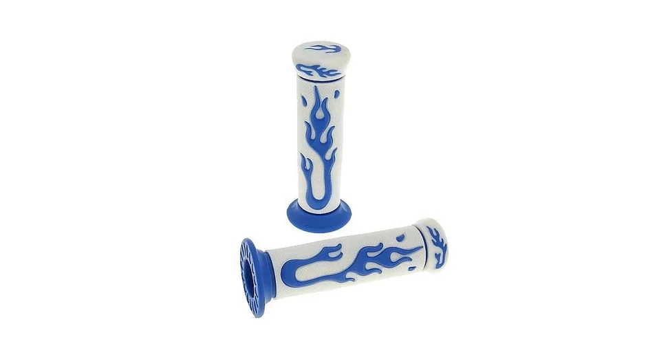 Szuper akció Markolat pár Flame fehér, kék TNT tuning