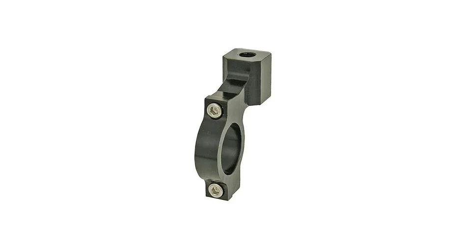 Akció Kormányra szerelhető tükörtartó M8 jobbmenetes (22mm kormányhoz) fekete CNC V-parts