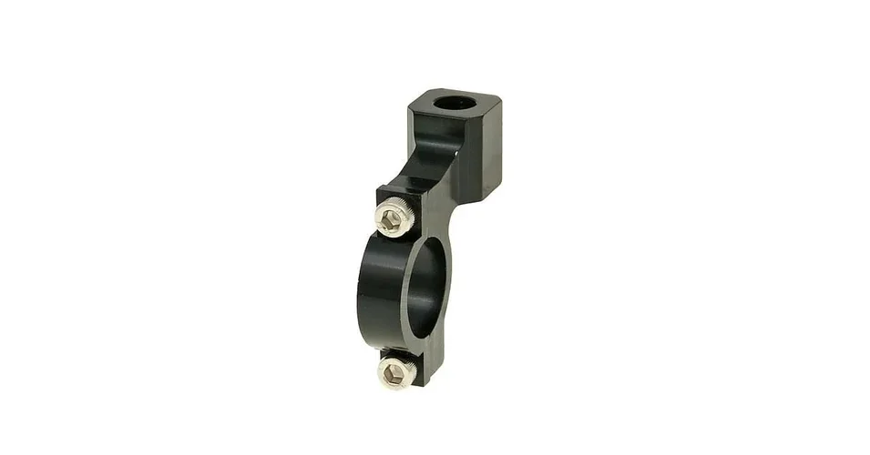 Korlátozott ajánlat Kormányra szerelhető tükörtartó M10 balmenetes (22mm kormányhoz) fekete CNC V-parts