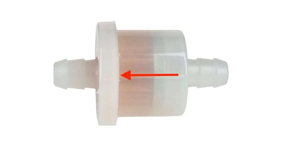 Outlet Benzinszűrő fehér 8mm (magas minőségi szint) 101-Octane
