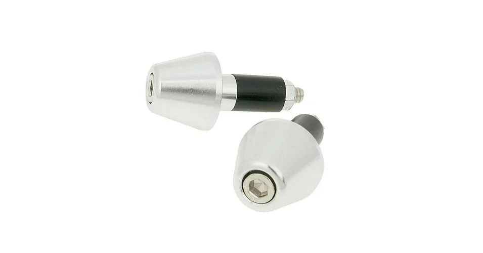 Kormányvég ezüst 13,5mm CNC-mart Vicma Outlet