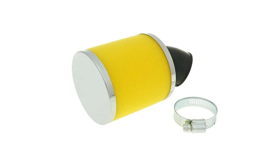 Levegőszűrő 28-35mm hajlított sárga V-parts Outlet