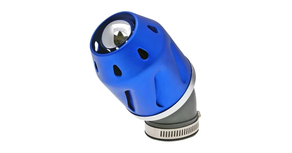 Levegőszűrő "Grenade" 42mm hajlított kék 101-Octane Olcsó