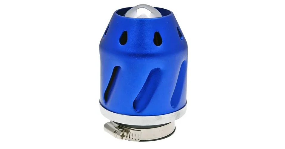 Biztonságos fizetés Levegőszűrő Grenade 42/48mm egyenes kék 101-Octane