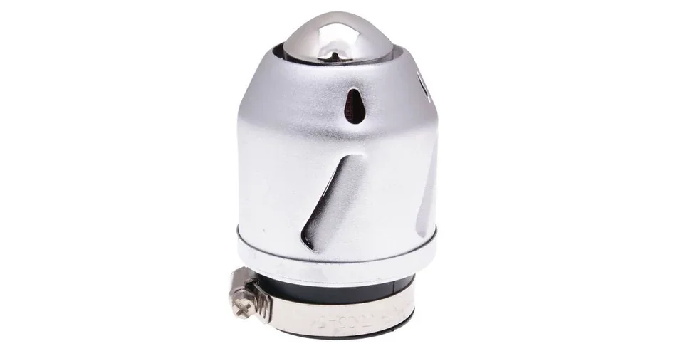Újdonság Levegőszűrő "Grenade" 42mm és 35mm egyenes ezüst 101-Octane