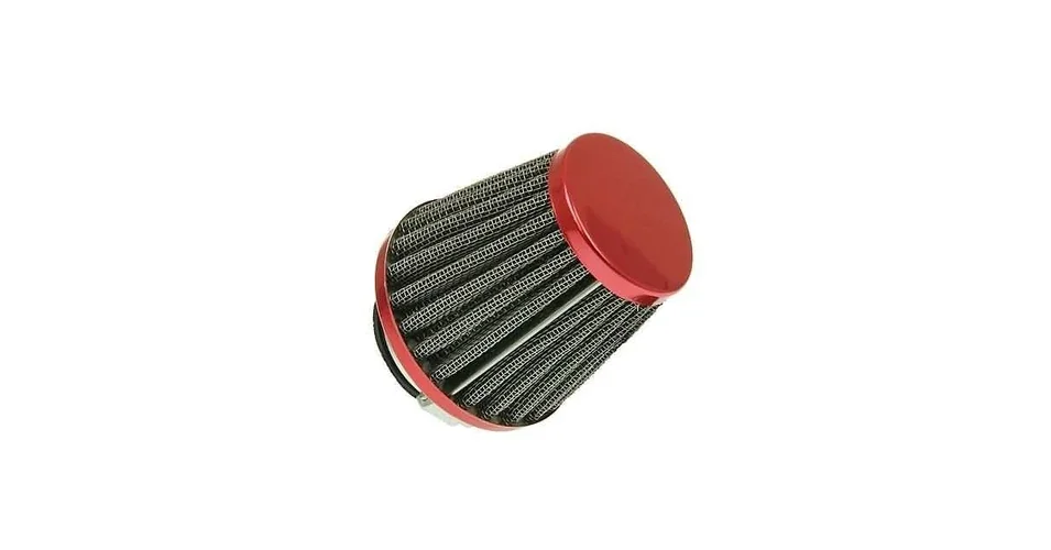 Legkelendőbb Levegőszűrő 38mm egyenes piros Power 101-Octane