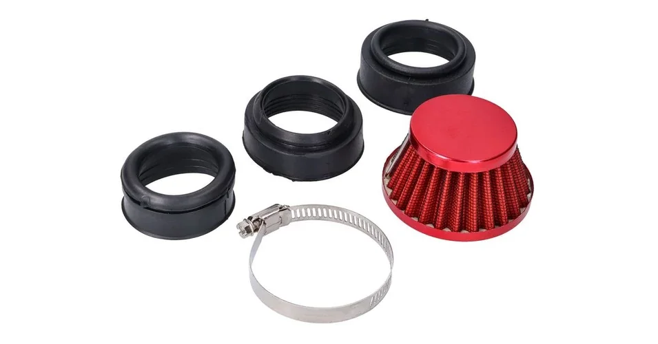 Levegőszűrő Power Shorty 44-54mm piros 101-Octane Azonnal elérhető