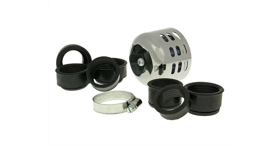 Levegőszűrő alumínium védőházas 28-44mm króm 101-Octane Vásárlói kedvenc