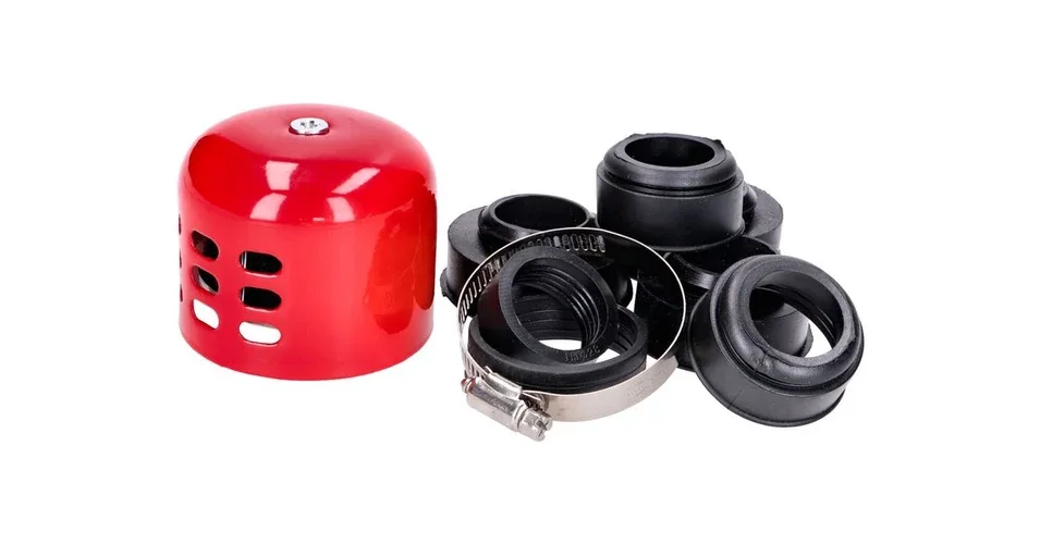 Vásárlói kedvenc Levegőszűrő alumínium védőházas 28-47mm piros 101-Octane