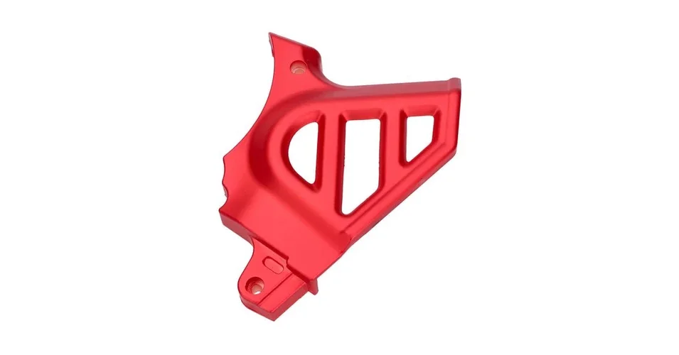 Gyors szállítás Első lánckerék védő burkolat piros Minarelli AM, Generic, KSR-Moto, Keeway, Motobi, 1E40MA, 1E40MB 101-Octane