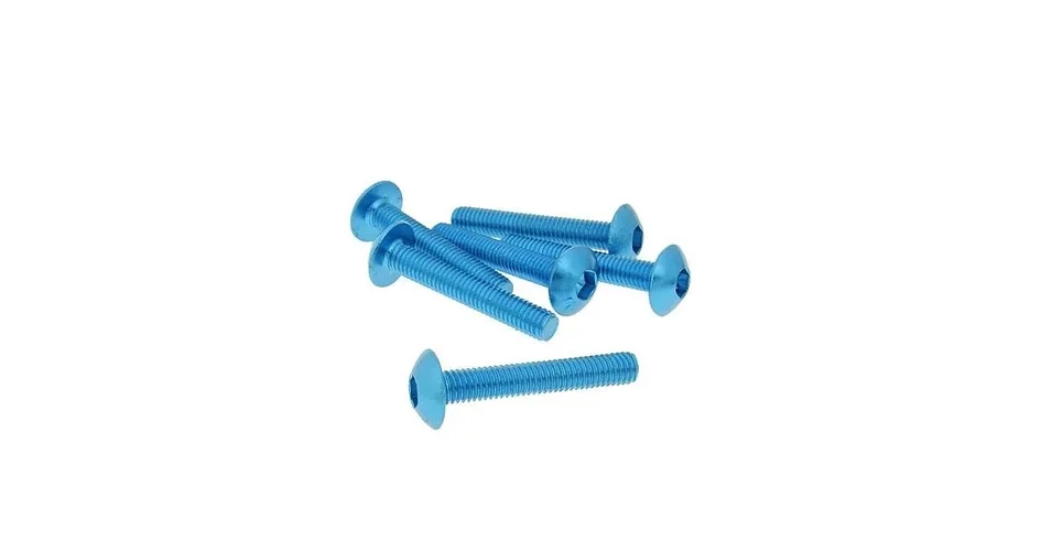 Csavar szett eloxált alumínium kék 6 db-os M5x30 V-parts Nézd meg most
