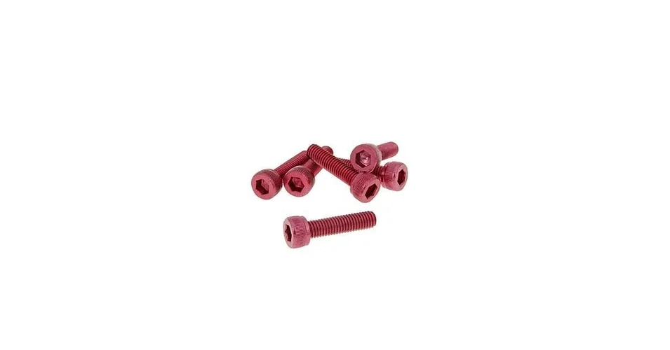 Vedd meg most Csavar szett hatszögletű alumínium piros 6 db-os M5x20 V-parts