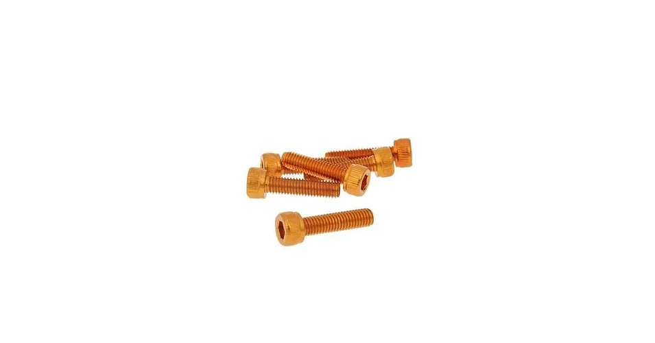 Azonnali szállítás Csavar szett hatszögletű alumínium narancs 6 db-os M5x20 V-parts