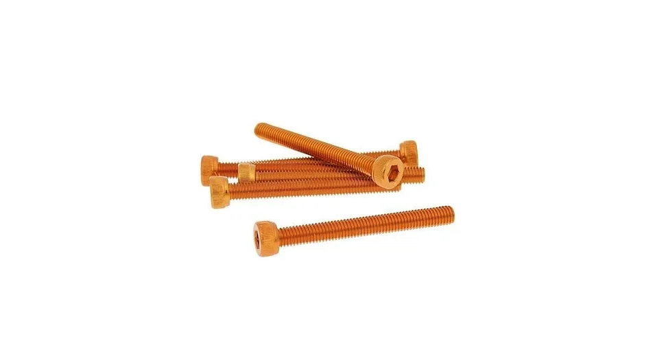 Népszerű Csavar szett hatszögletű alumínium narancs 6 db-os M5x45 V-parts