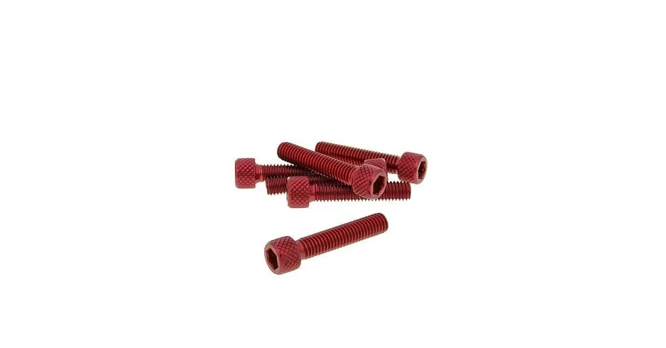 Legnépszerűbb Csavar szett hatszögletű alumínium piros 6 db-os M6x30 V-parts